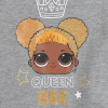 Dievčenská mikina L.O.L SURPRISE QUEEN BEE šedá