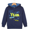 Chlapčenská mikina s kapucňou LOSAN OH YEAH modrá