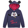 Dievčenská mikina DISNEY MINNIE MY LOVE modrá