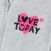 Dievčenská mikina  LOSAN LOVE TODAY šedá