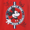Chlapčenská mikina MICKEY MOUSE GOOD VIBES červená