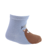 Dojčenské vzorované ponožky WOLA MEDVEĎ modré