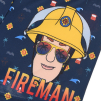 Chlapčenské plavky FIREMAN SAM BEACH PATROL tmavo modré