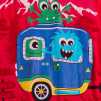 Detské tričko KYLY MONSTER TRIP červené