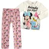 Dievčenské pyžamo DISNEY MINNIE a DAISY biele