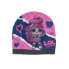 Dievčenská čiapka L.O.L.SURPRISE POWER šedý lem