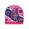 Dievčenská čiapka L.O.L.SURPRISE POWER ružový lem