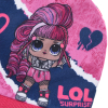 Dievčenská čiapka L.O.L.SURPRISE POWER ružový lem