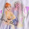 Dievčenské tričko DISNEY FROZEN BORN THIS WAY biele