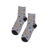 Chlapčenské vzorované ponožky WOLA PES, KOSTI šedé