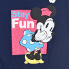 Dievčenské šaty DISNEY MINNIE STAY FUN modré