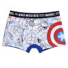 Chlapčenské boxerky AVENGERS červené
