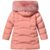 Dievčenský zimný kabát GLO STORY SRDIEČKO ružový