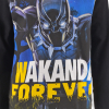 Chlapčenské pyžamo AVENGERS WAKANDA FOR EVER čierne