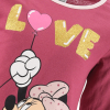 Dievčenské pyžamo DISNEY MINNIE LOVE tmavo ružové