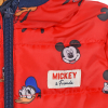Dojčenská zimná bunda MICKEY MOUSE červená