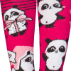 Dievčenské pančuchy WOLA PANDA, SRDIEČKA ružové