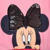 Dievčenská mikina DISNEY MINNIE s mašľou ružová