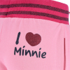 Dievčenské tepláky DISNEY MINNIE s mašľou ružové