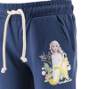 Dievčenské tepláky z BIO bavlny DISNEY FROZEN ELSA modré