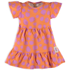 Dievčenské šaty UP BABY BE HAPPY oranžové
