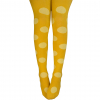 Dievčenské vzorované pančuchy GATTA BODKY žlté