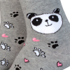 Dievčenské ponožky WOLA PANDA šedé