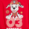 Chlapčenské tričko PAW PATROL MARSHALL červené