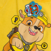 Chlapčenské tričko PAW PATROL RUBBLE žlté