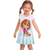 Dievčenská nočná košeľa PAW PATROL SKYE biela