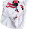 Dievčenské tielko DISNEY MINNIE KISS biele