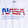 Chlapčenské tričko NASA biele