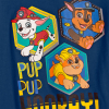 Chlapčenské tričko PAW PATROL HURÁ! modré