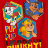Chlapčenské tričko PAW PATROL HURÁ! červené