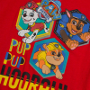 Chlapčenské tričko PAW PATROL HURÁ! červené