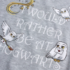 Dievčenské tričko HARRY POTTER SOVA HEDVIGA šedé