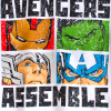 Chlapčenské tričko AVENGERS ASSEMBLE biele