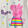 Dievčenské tričko PEPPA PIG biele