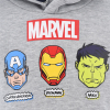 Chlapčenská mikina AVENGERS THREE HEROES šedá