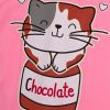 Dievčenské pyžamo KYLY CHOCOLATE ružové