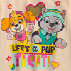 Dievčenské tričko PAW PATROL TREAT púdrové