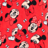 Dievčenský župan DISNEY MINNIE s mašľou červený