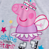 Dievčenské pyžamo PEPPA PIG STARS šedé