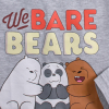 Chlapčenské tričko WE BARE BEARS šedé