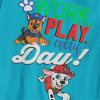 Chlapčenské tričko PAW PATROL WORK tyrkysové