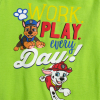 Chlapčenské tričko PAW PATROL WORK zelené
