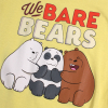 Dievčenské tričko WE BARE BEARS žlté