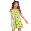 Dievčenské šaty KYLY KVETY zelené