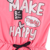 Dievčenský overal BEE LOOP MAKE HAPPY ružový