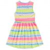 Dievčenské šaty BEE LOOP farebné prúžky